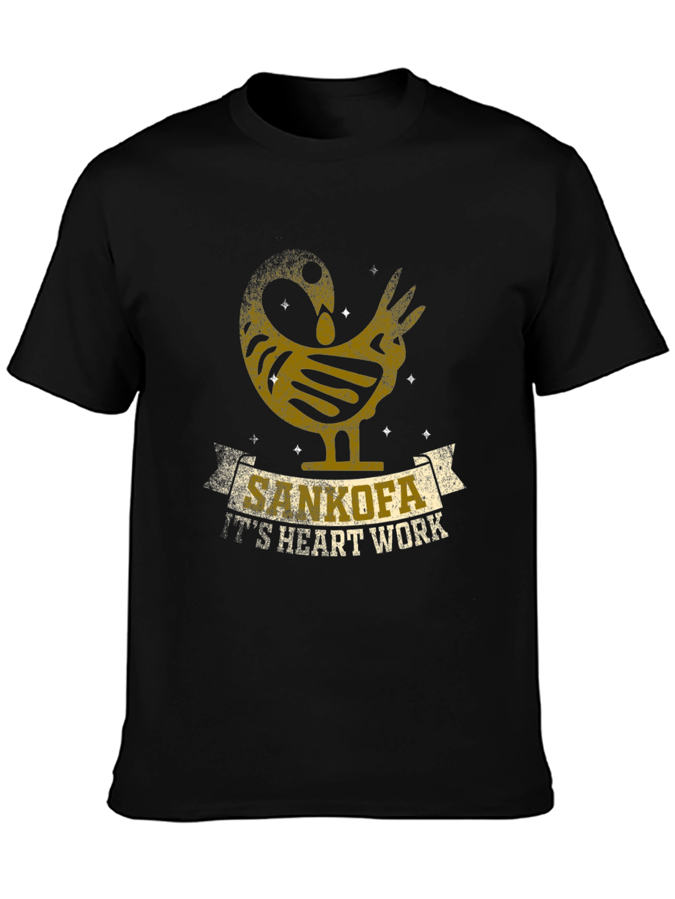 Sankofa T-Shirt - Its Heart Work Graphic Tee