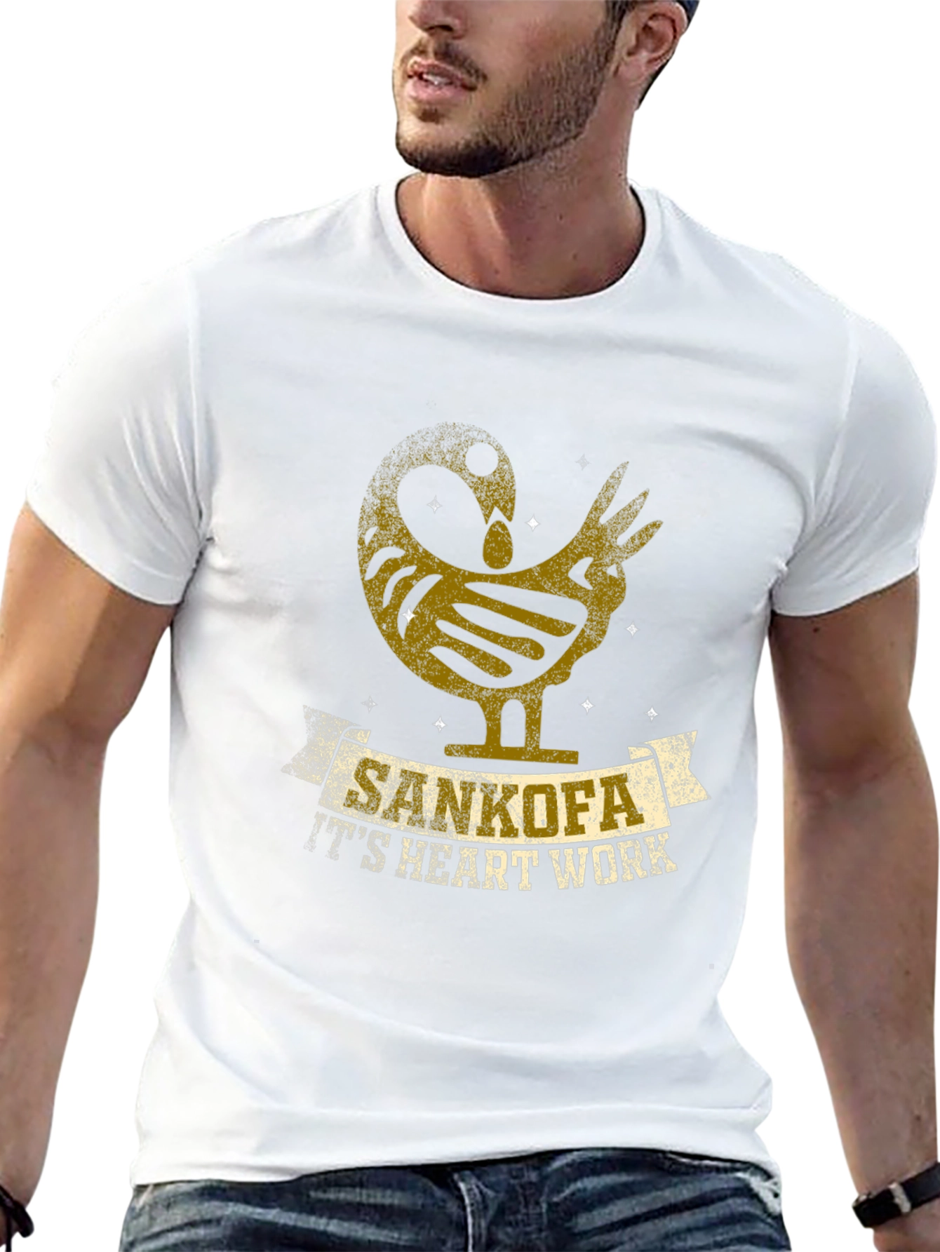 Sankofa T-Shirt - Its Heart Work Graphic Tee