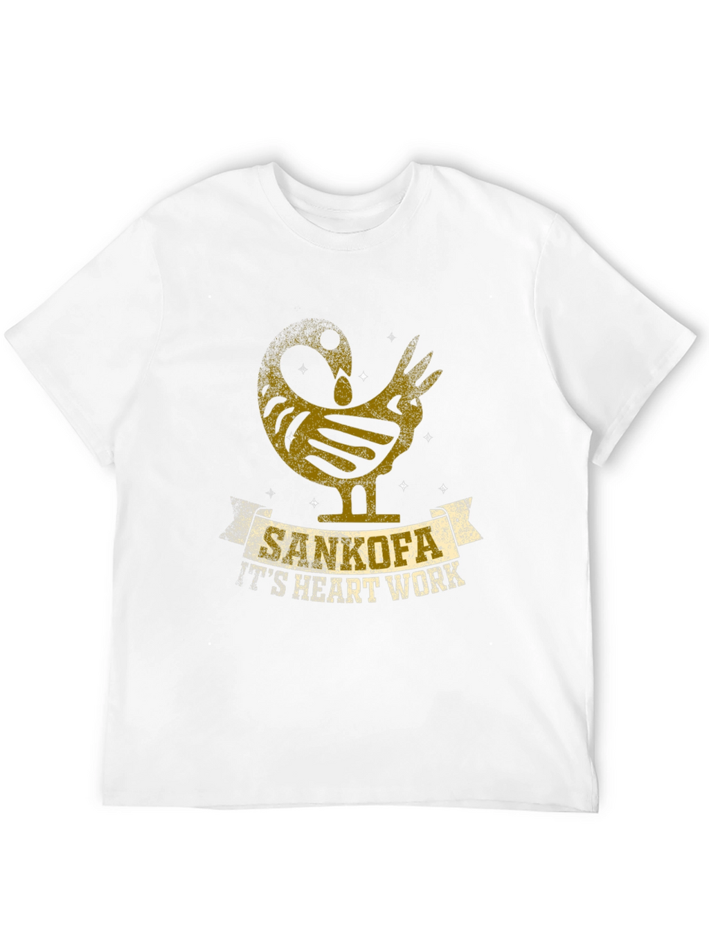 Sankofa T-Shirt - Its Heart Work Graphic Tee
