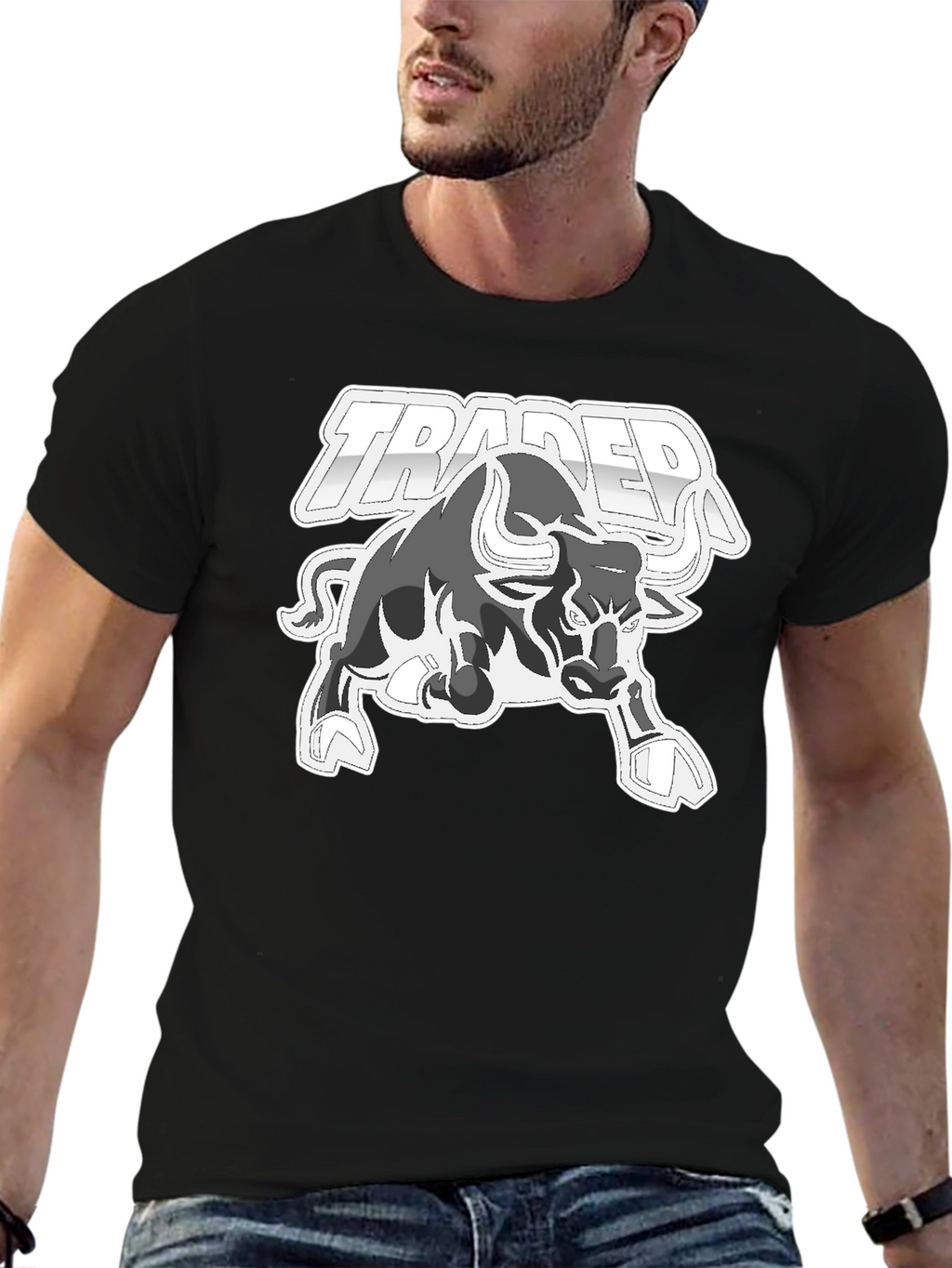 Traded Bull Graphic Tee - Black