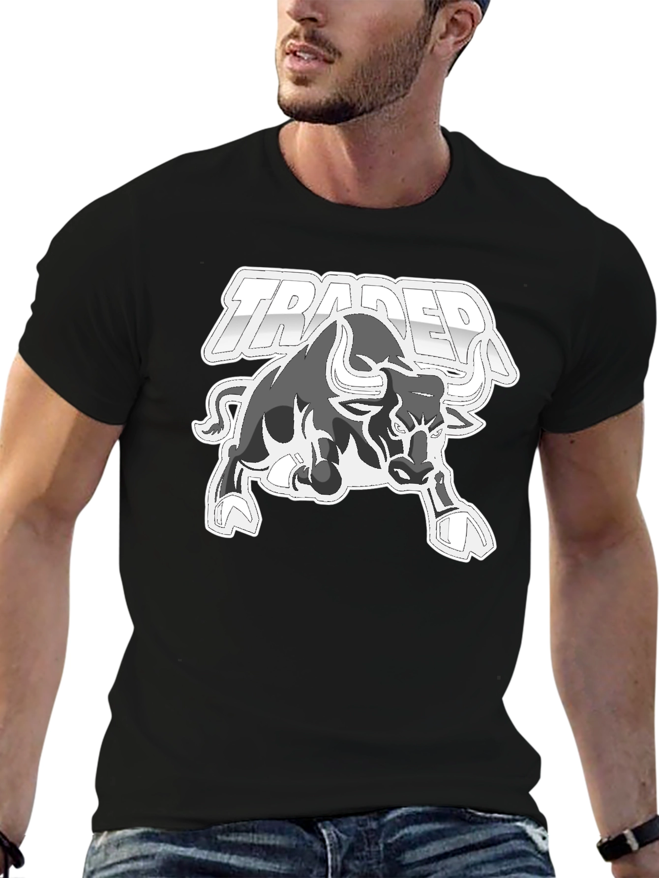 Traded Bull Graphic Tee - Black