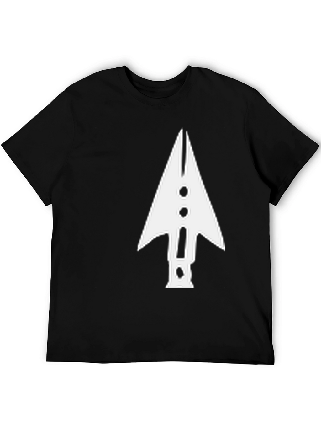 Arrowhead Graphic Tee - Black Cotton Casual Wear
