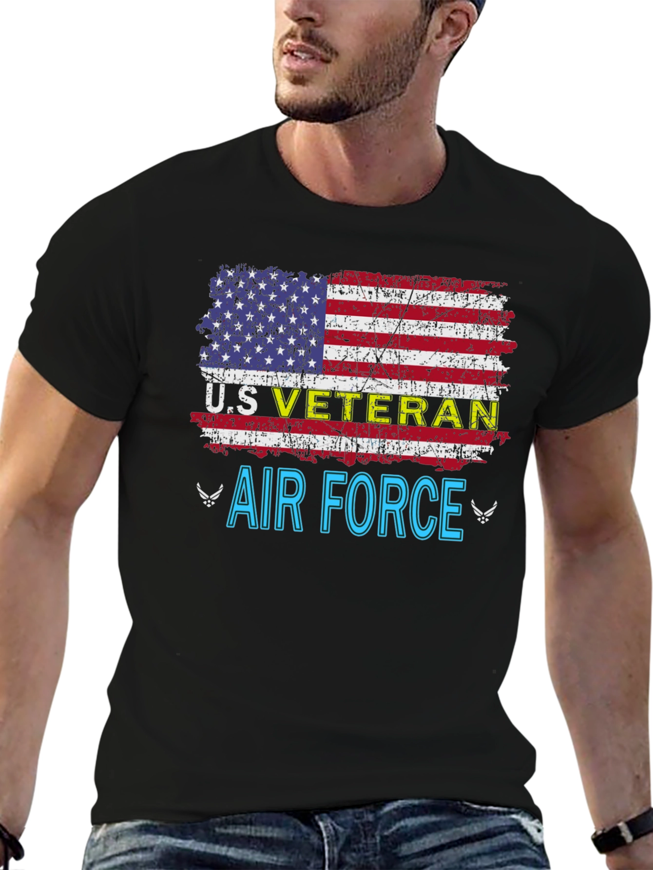 U.S. Veteran Air Force Patriotic T-Shirt