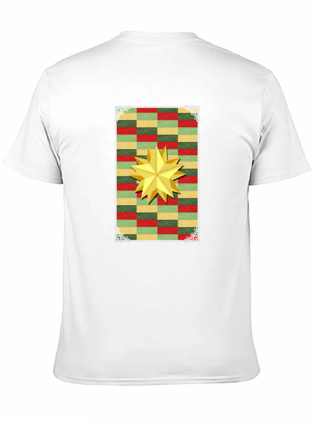 Festive Star Graphic T-Shirt - Holiday Cheer