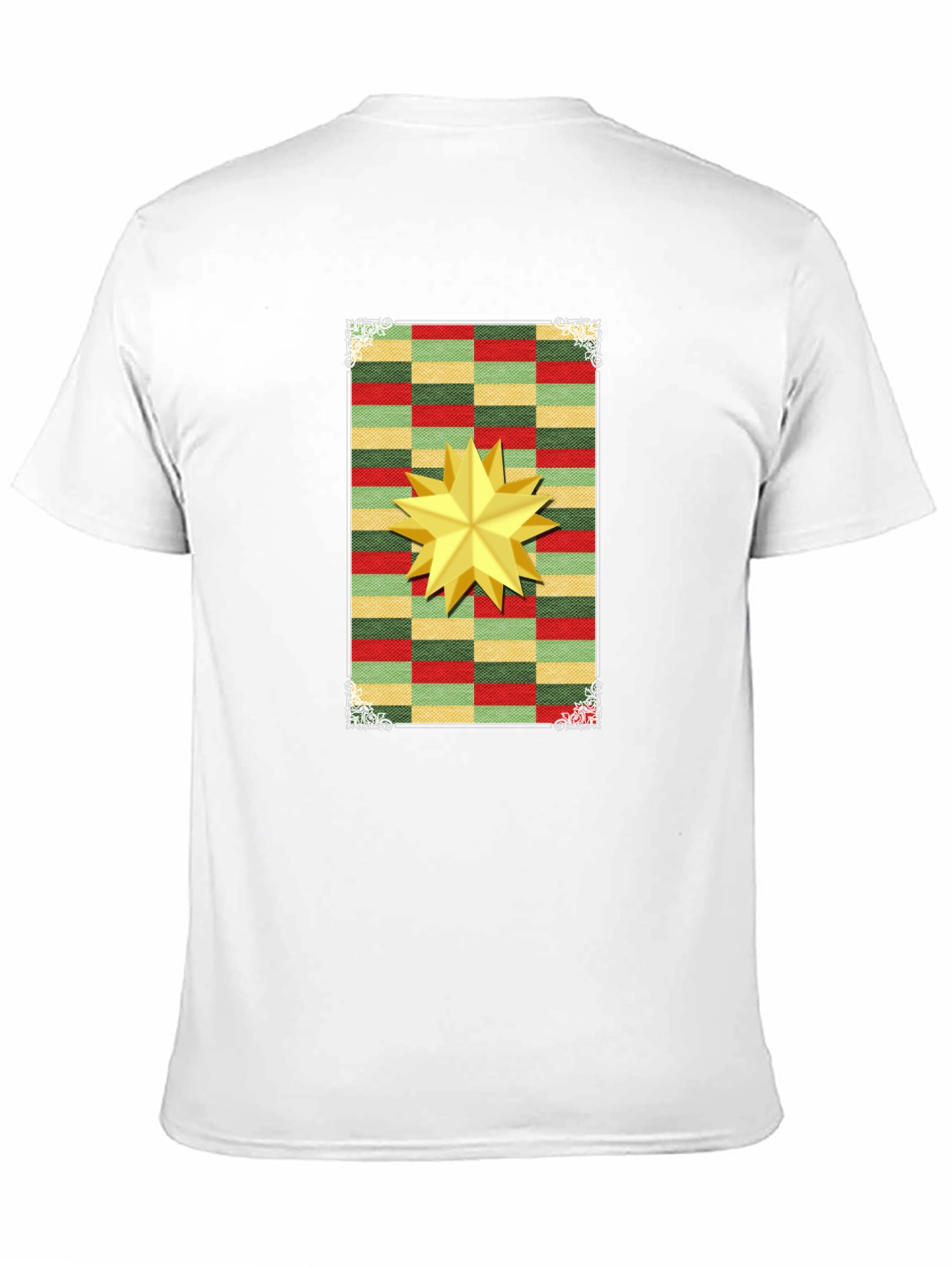 Festive Star Graphic T-Shirt - Holiday Cheer
