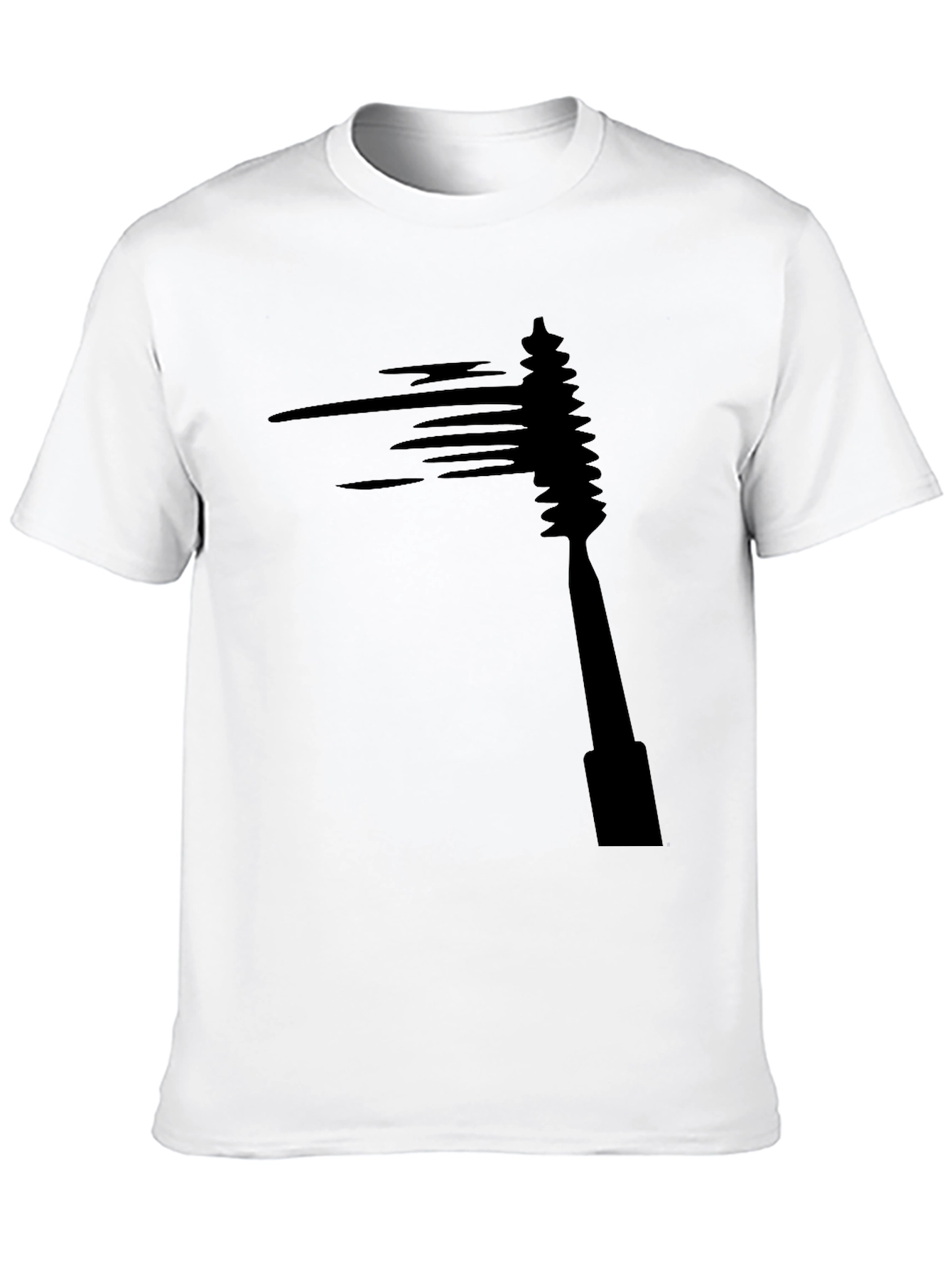 Mascara Brush Graphic Tee - Black