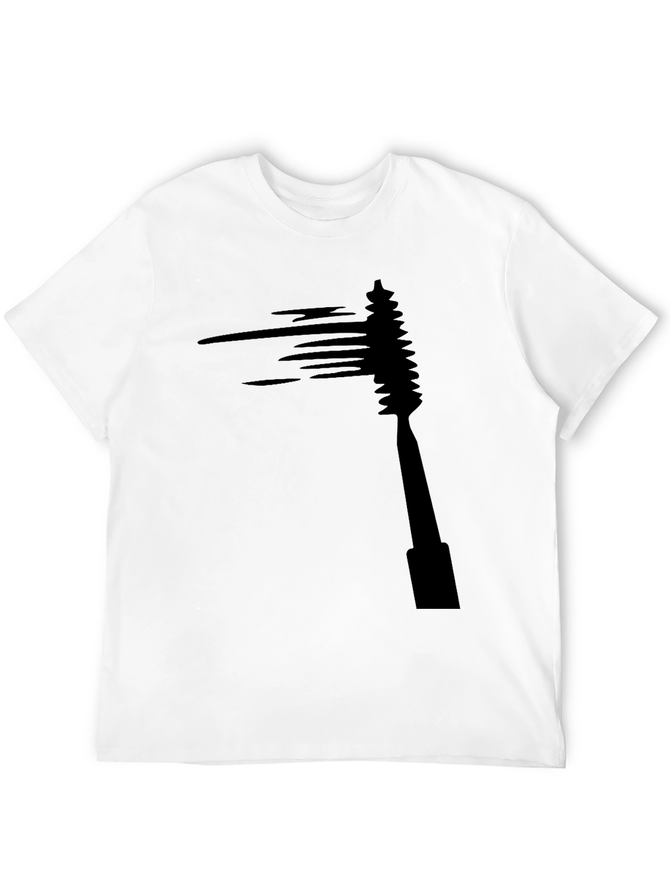 Mascara Brush Graphic Tee - Black