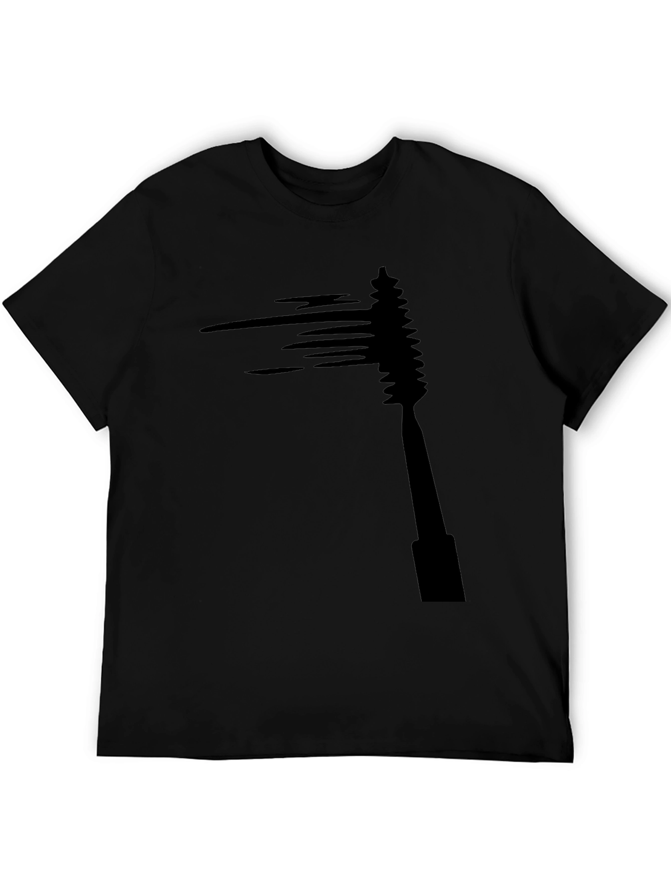Mascara Brush Graphic Tee - Black