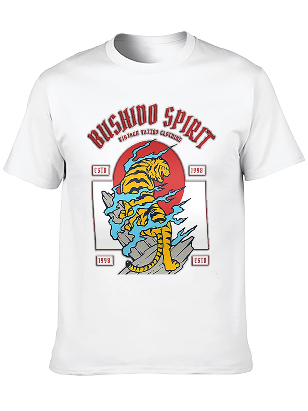 Bushido Spirit Tiger Graphic Tee