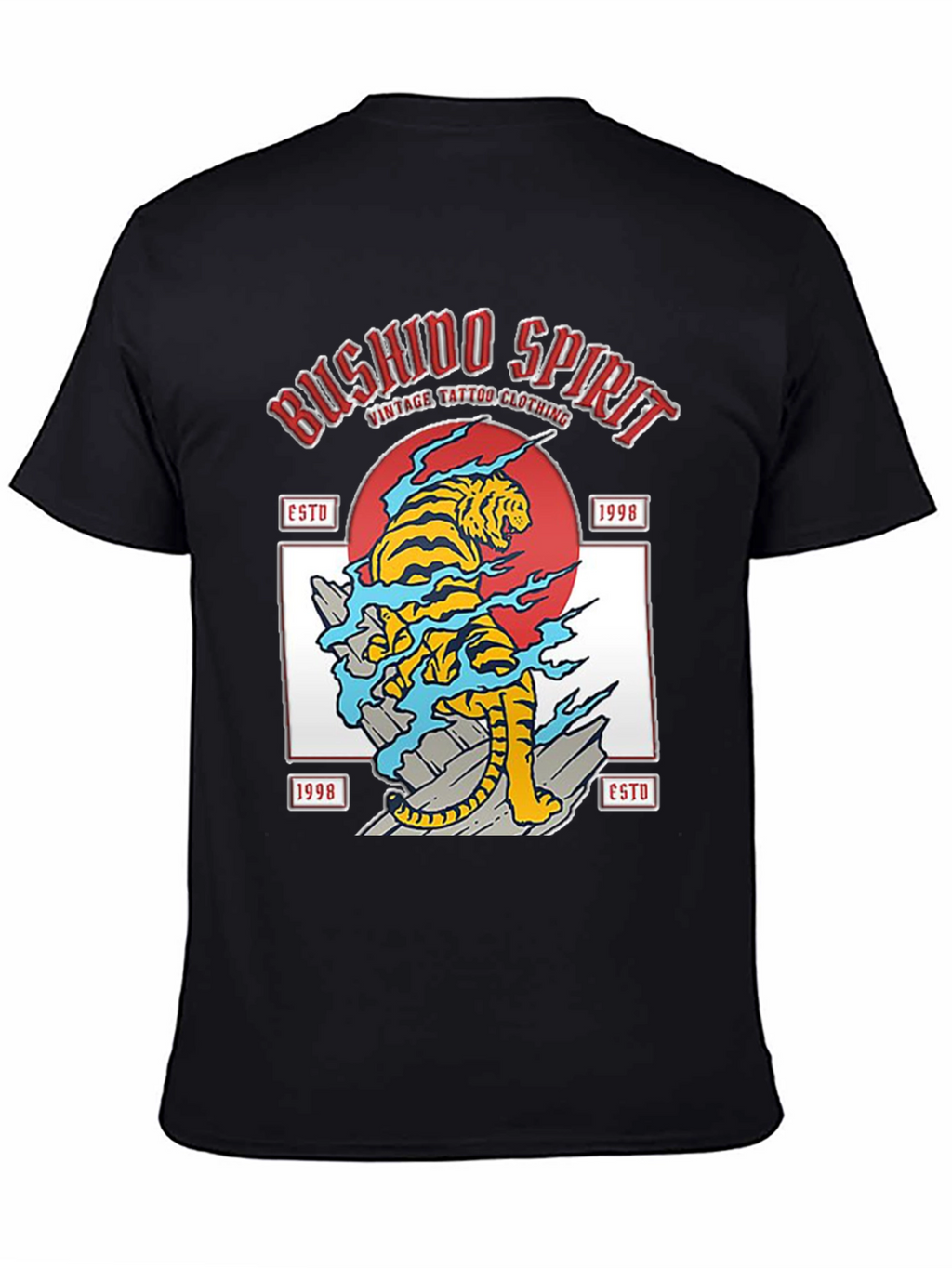 Bushido Spirit Tiger Graphic Tee