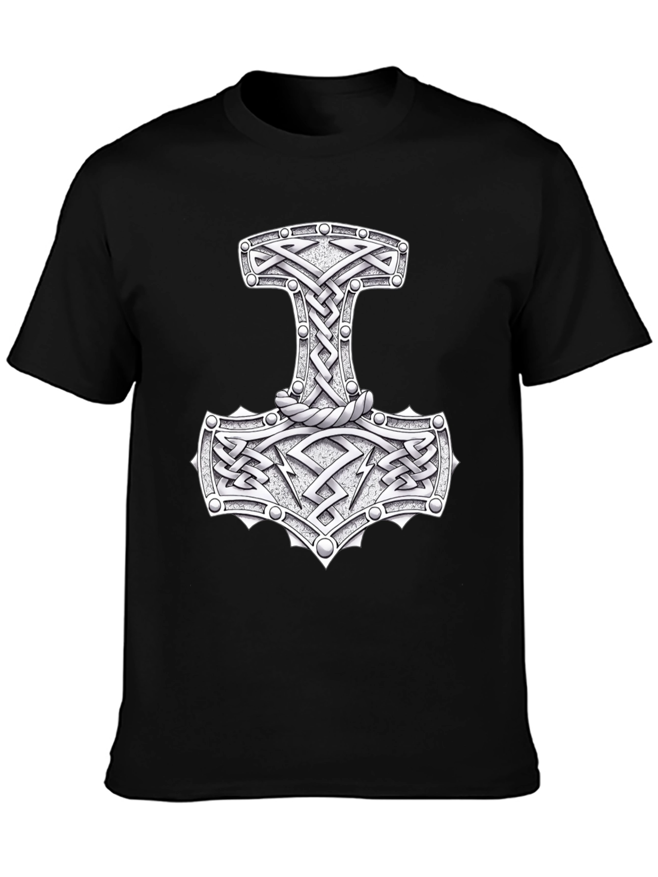 Thors Hammer Mjolnir T-Shirt - Viking Norse Mythology