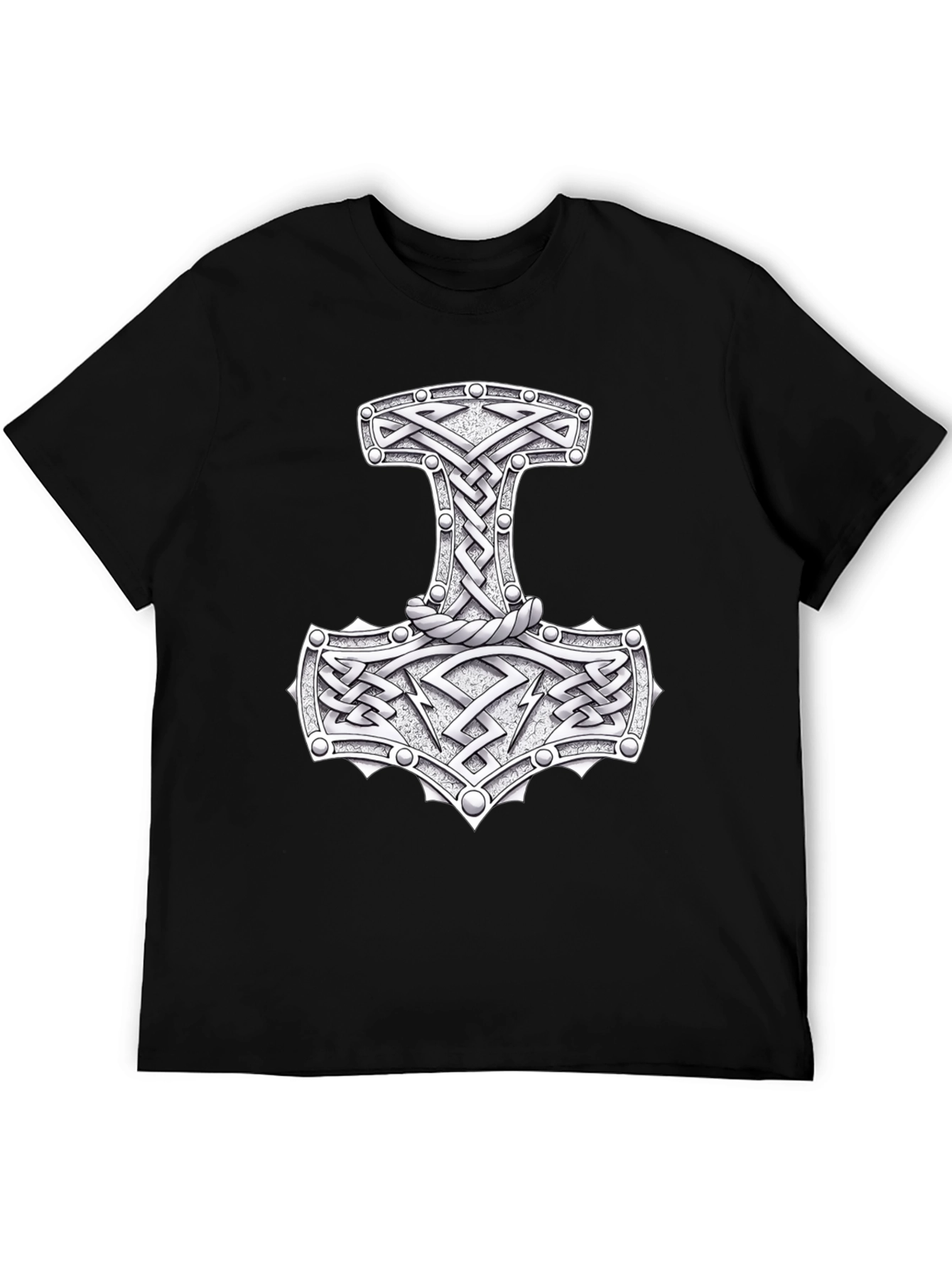 Thors Hammer Mjolnir T-Shirt - Viking Norse Mythology