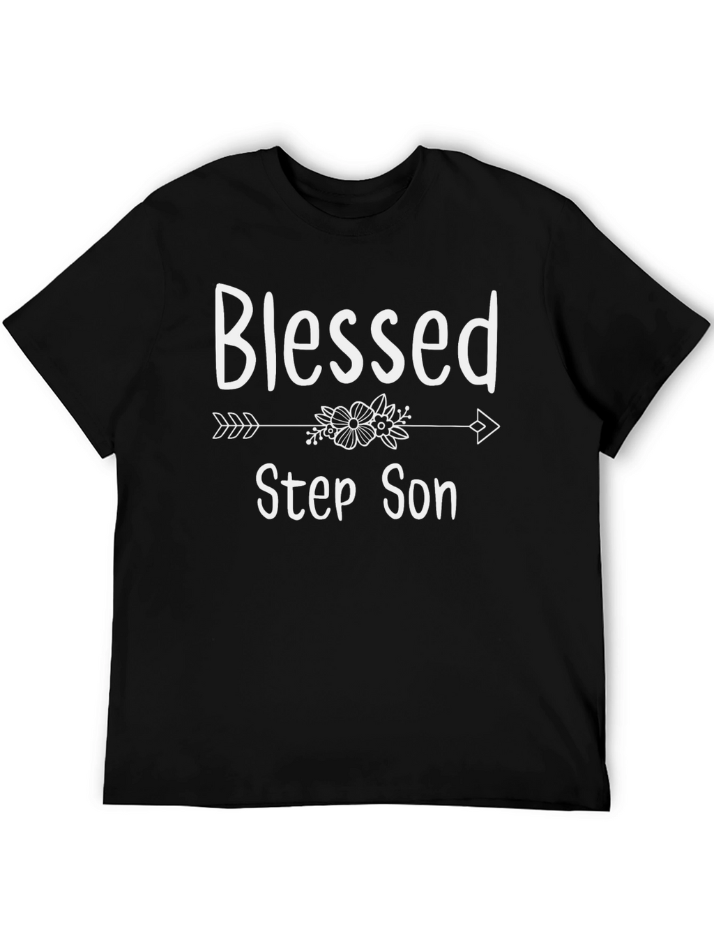 Blessed Step Son Graphic Tee - Black