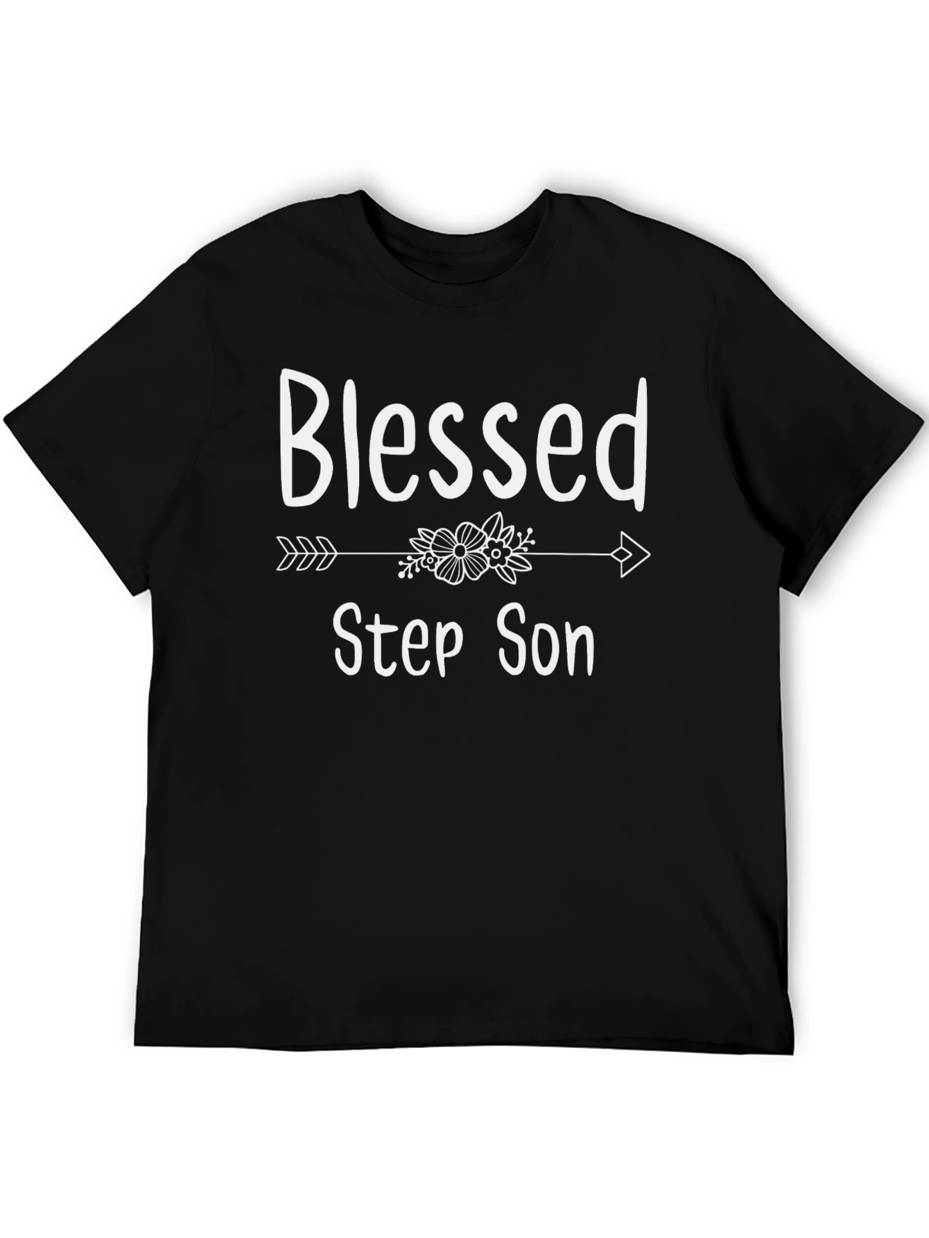 Blessed Step Son Graphic Tee - Black