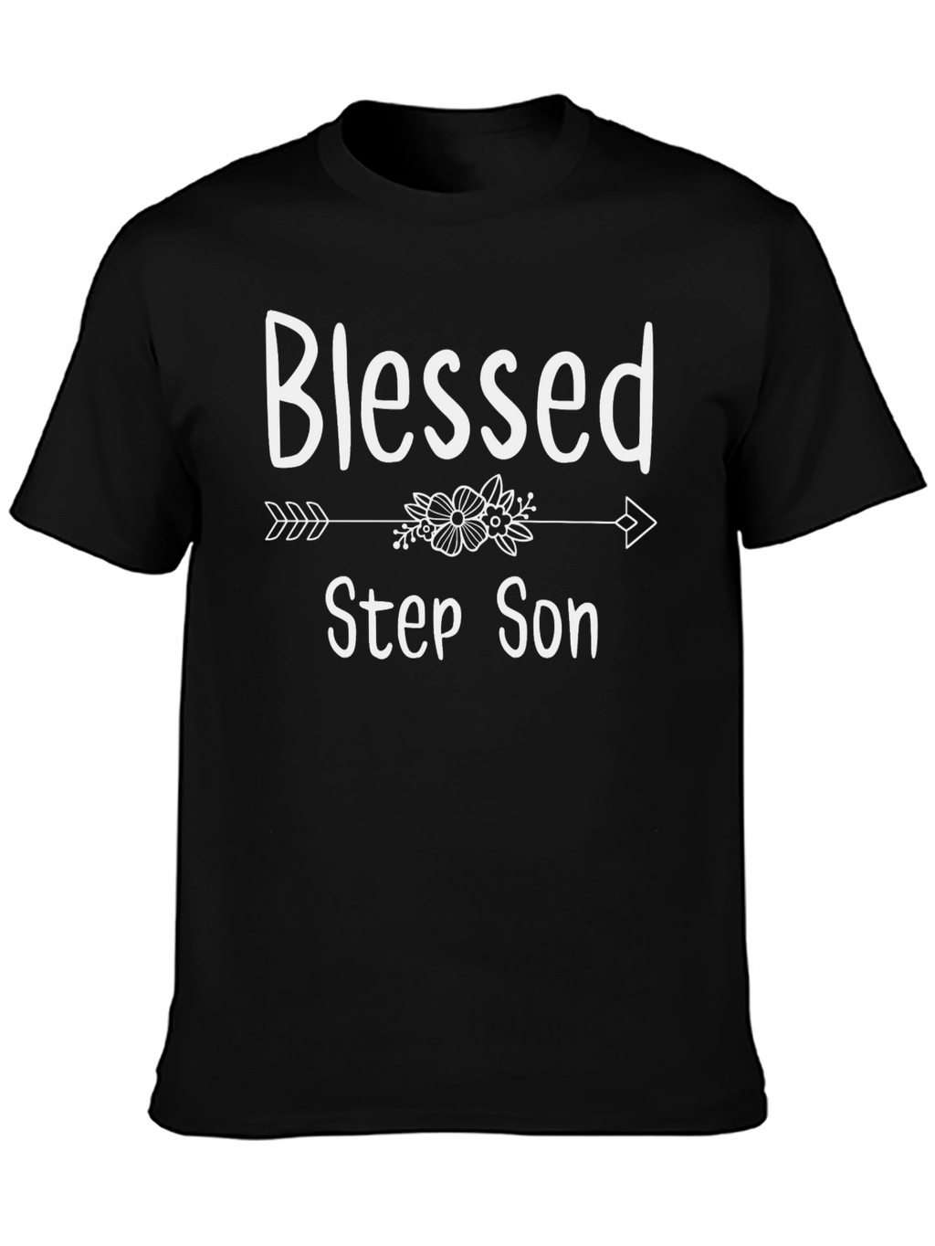 Blessed Step Son Graphic Tee - Black