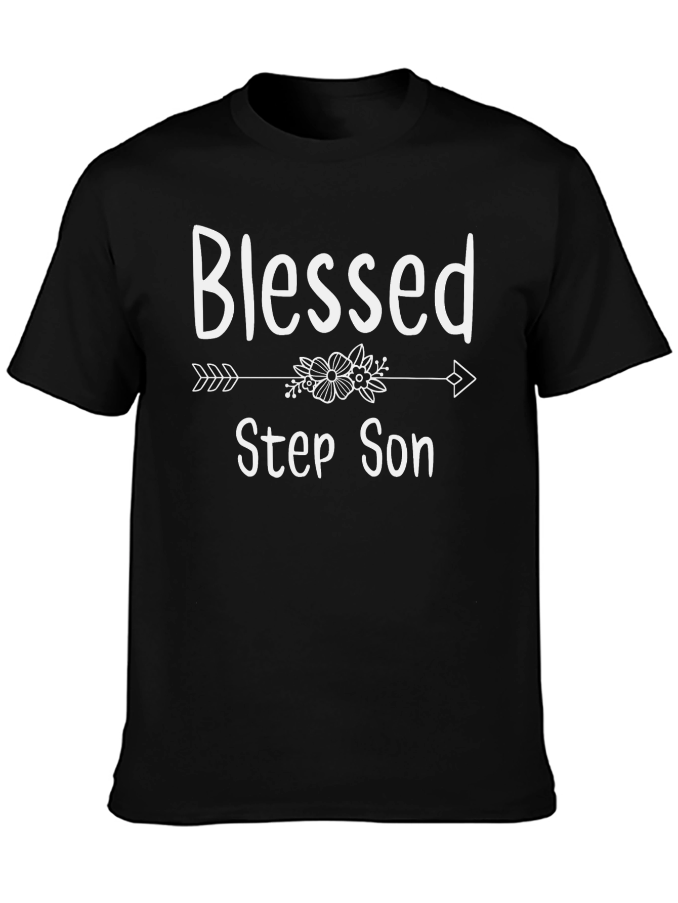 Blessed Step Son Graphic Tee - Black