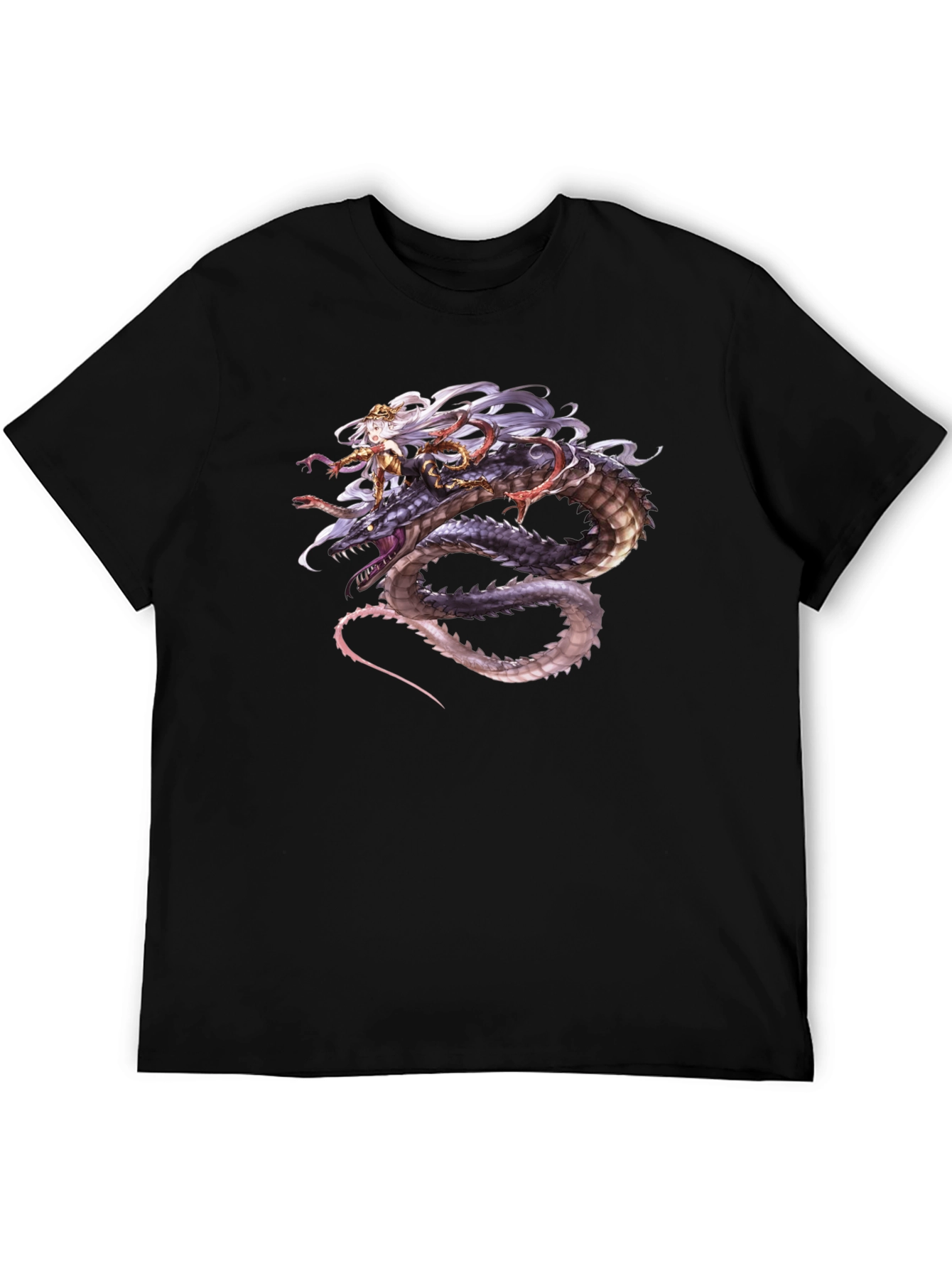 Dragon Rider Graphic Tee - Black