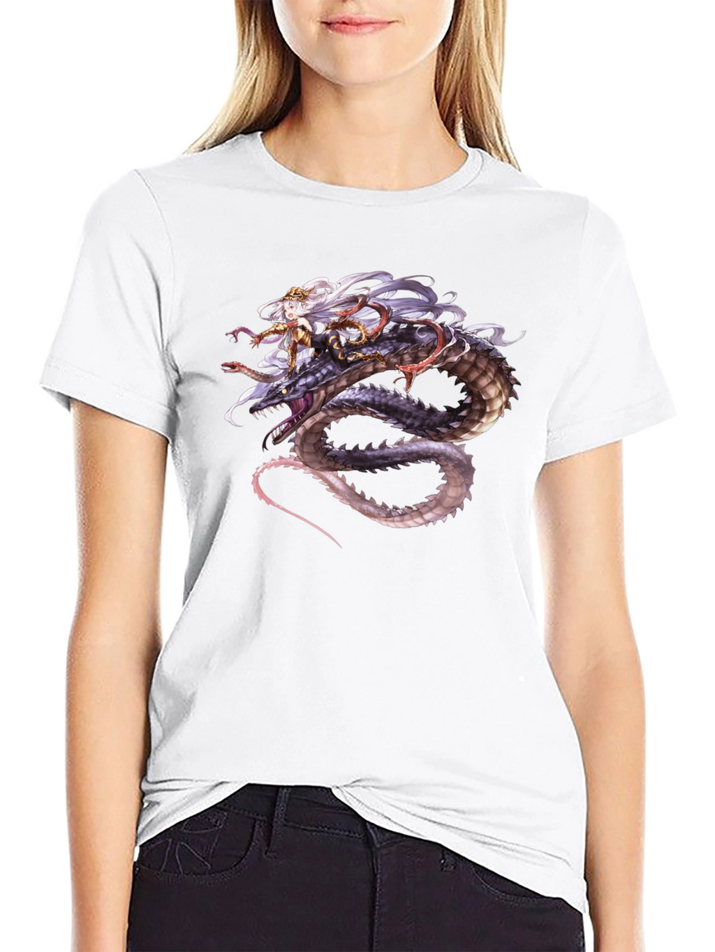 Dragon Rider Graphic Tee - Black