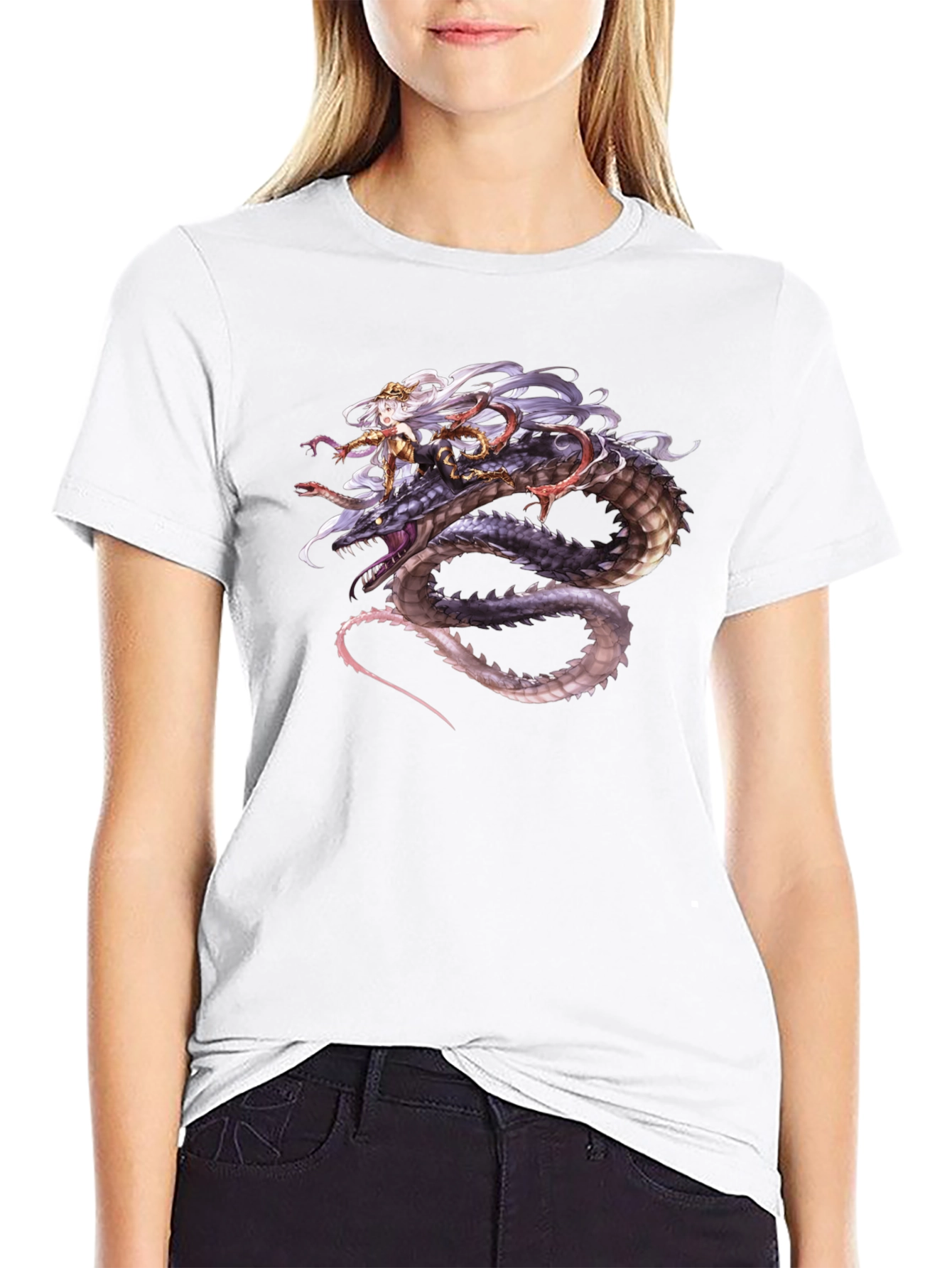 Dragon Rider Graphic Tee - Black