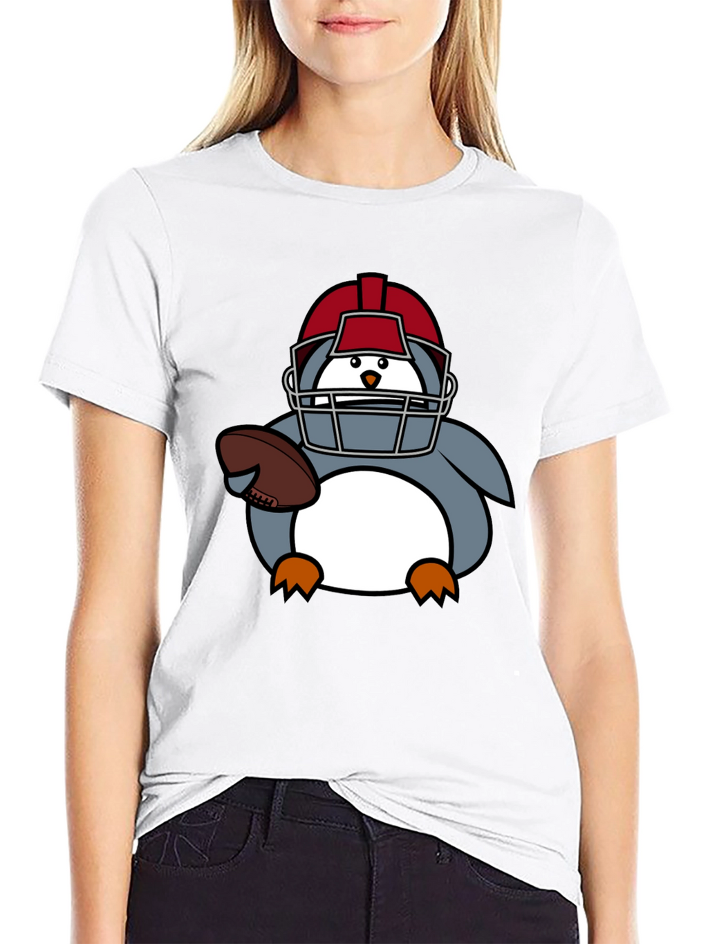 Football Penguin T-Shirt