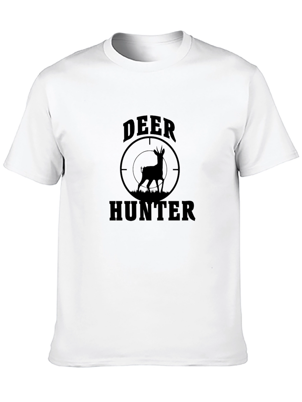 Deer Hunter Graphic Tee - Black Hunting T-Shirt