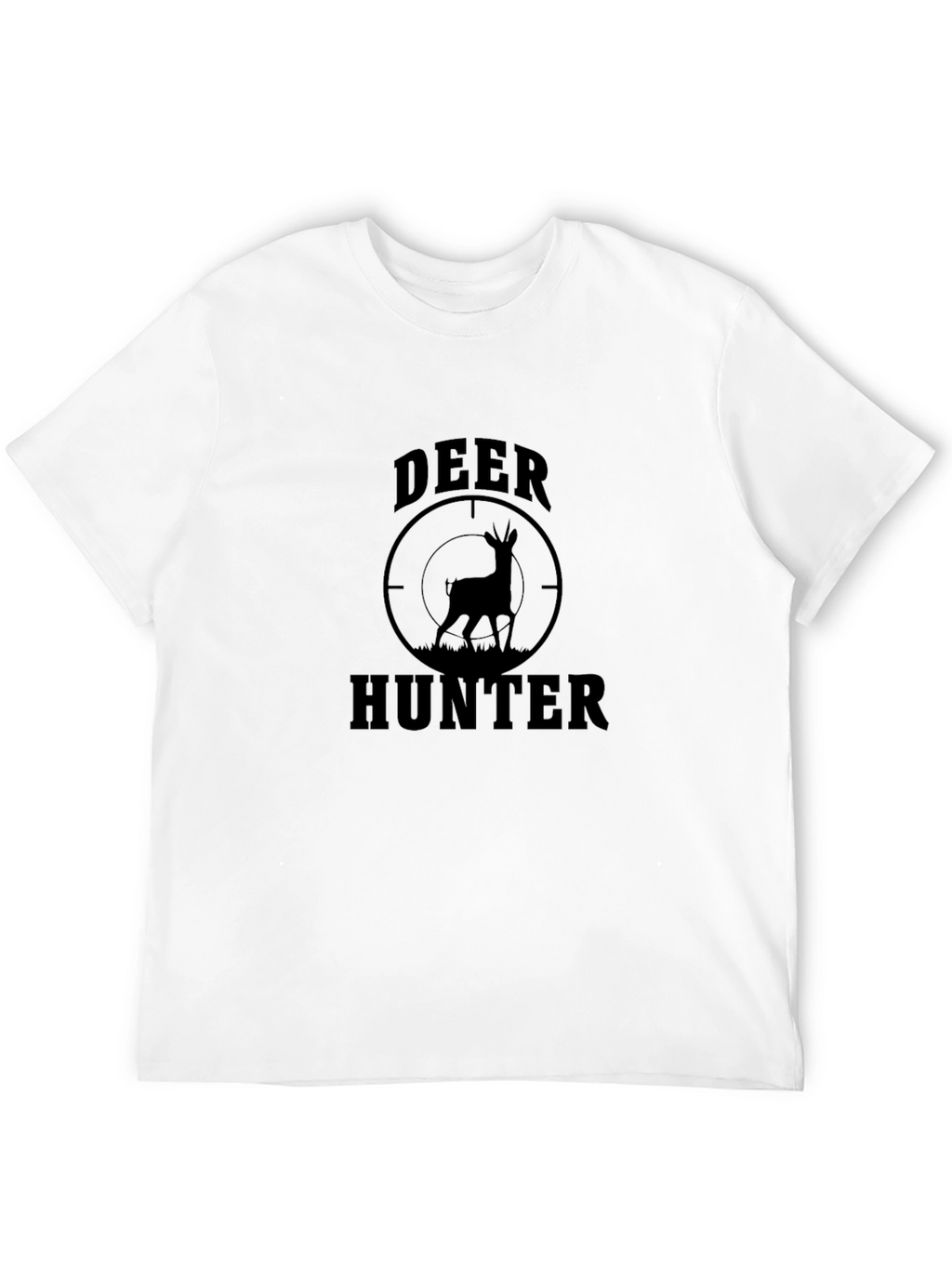Deer Hunter Graphic Tee - Black Hunting T-Shirt