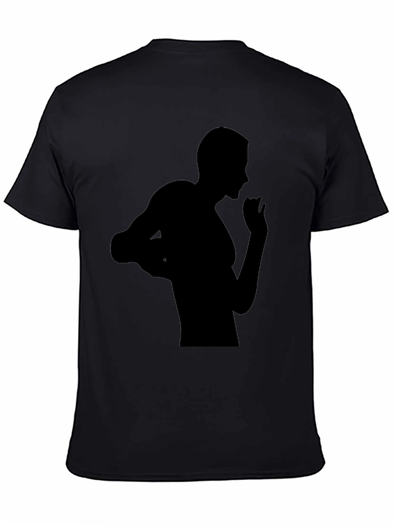 Black Silhouette Graphic Tee
