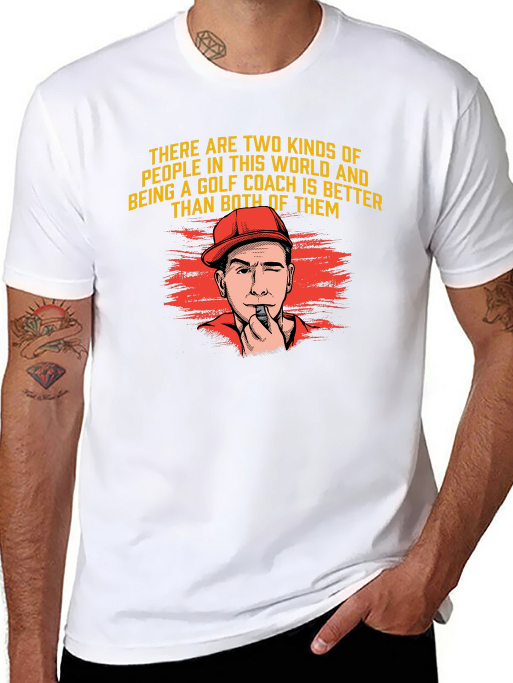 Golf Coach T-Shirt - Two Kinds of People Tee