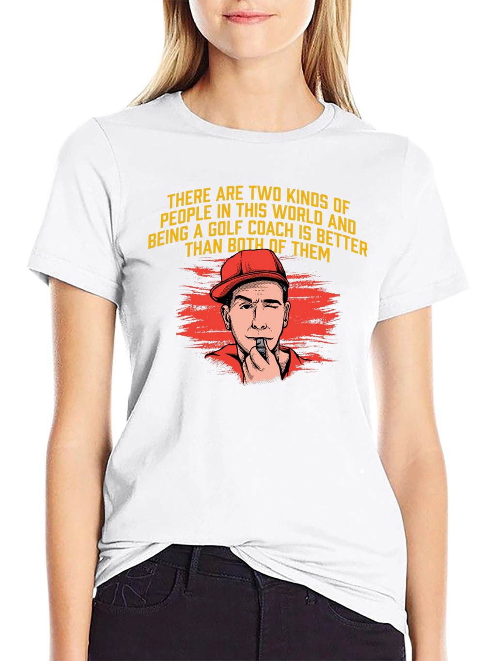 Golf Coach T-Shirt - Two Kinds of People Tee