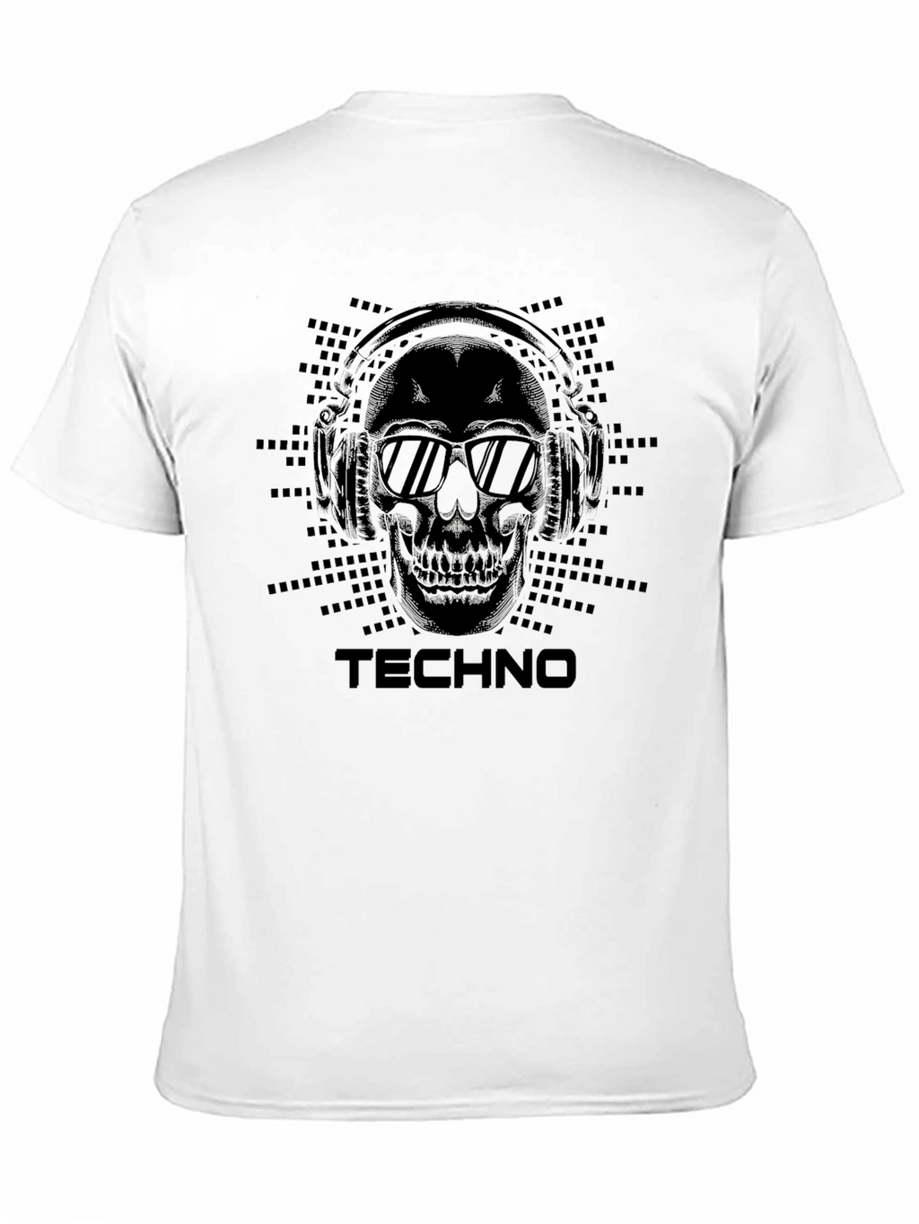 Techno Skull Graphic T-Shirt