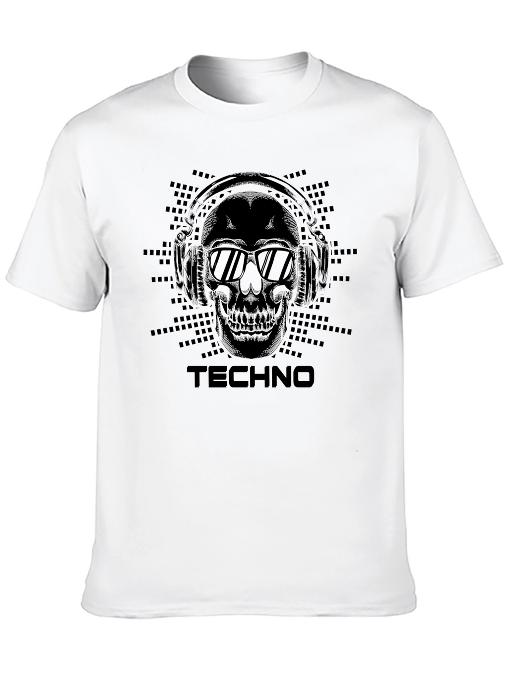 Techno Skull Graphic T-Shirt