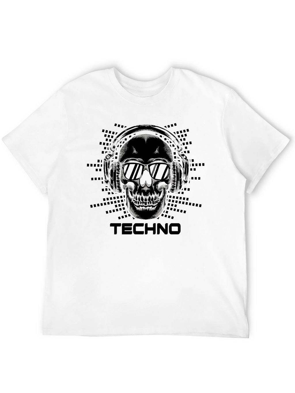 Techno Skull Graphic T-Shirt