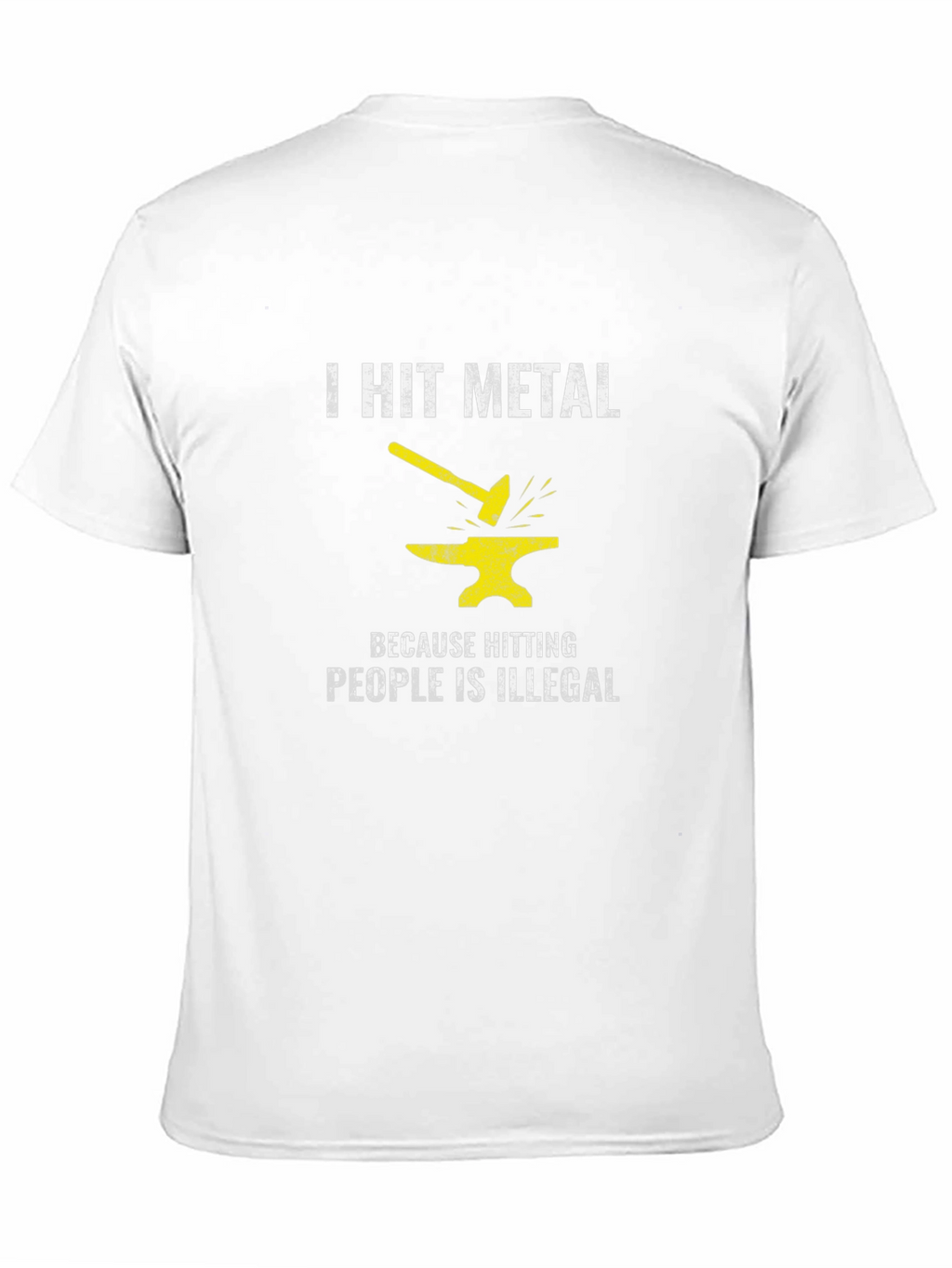 I Hit Metal Black T-Shirt