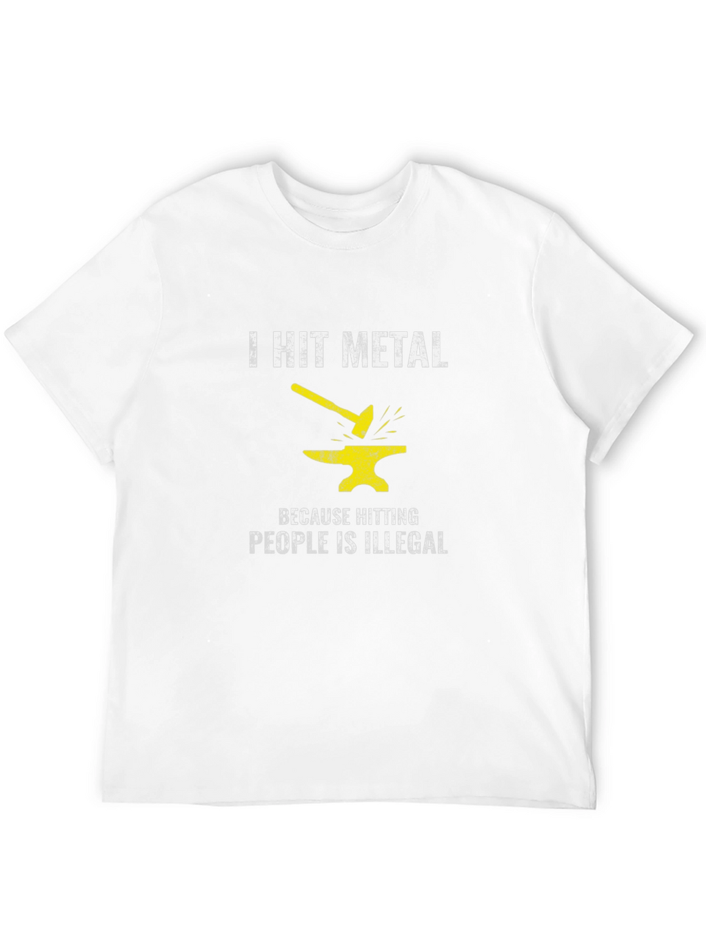I Hit Metal Black T-Shirt