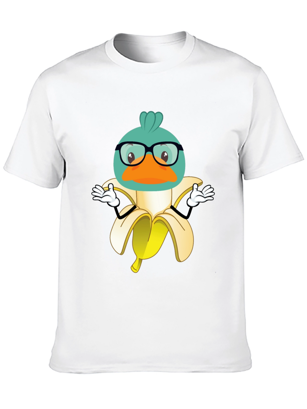 Duck Banana T-Shirt - Quirky Graphic Tee