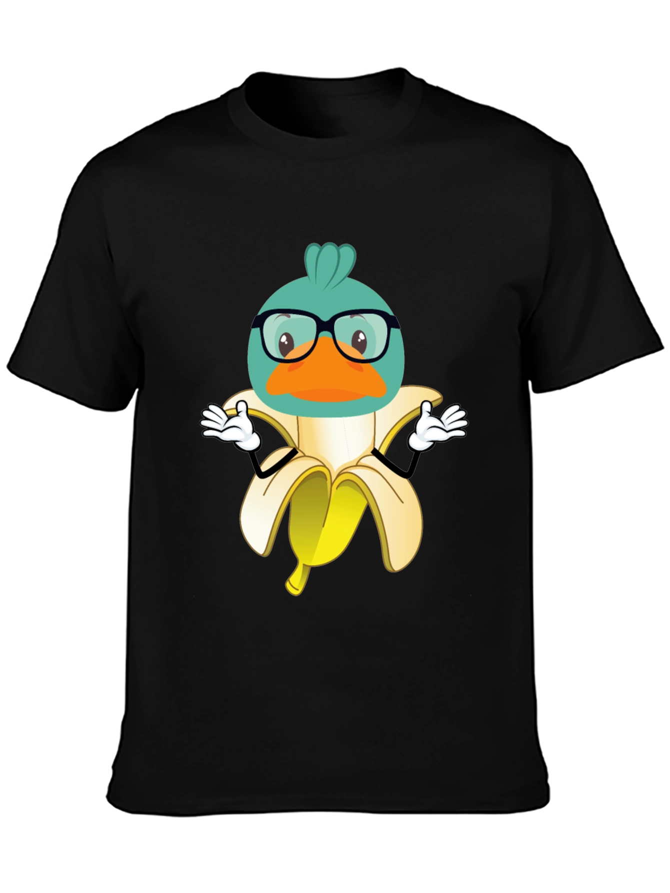 Duck Banana T-Shirt - Quirky Graphic Tee