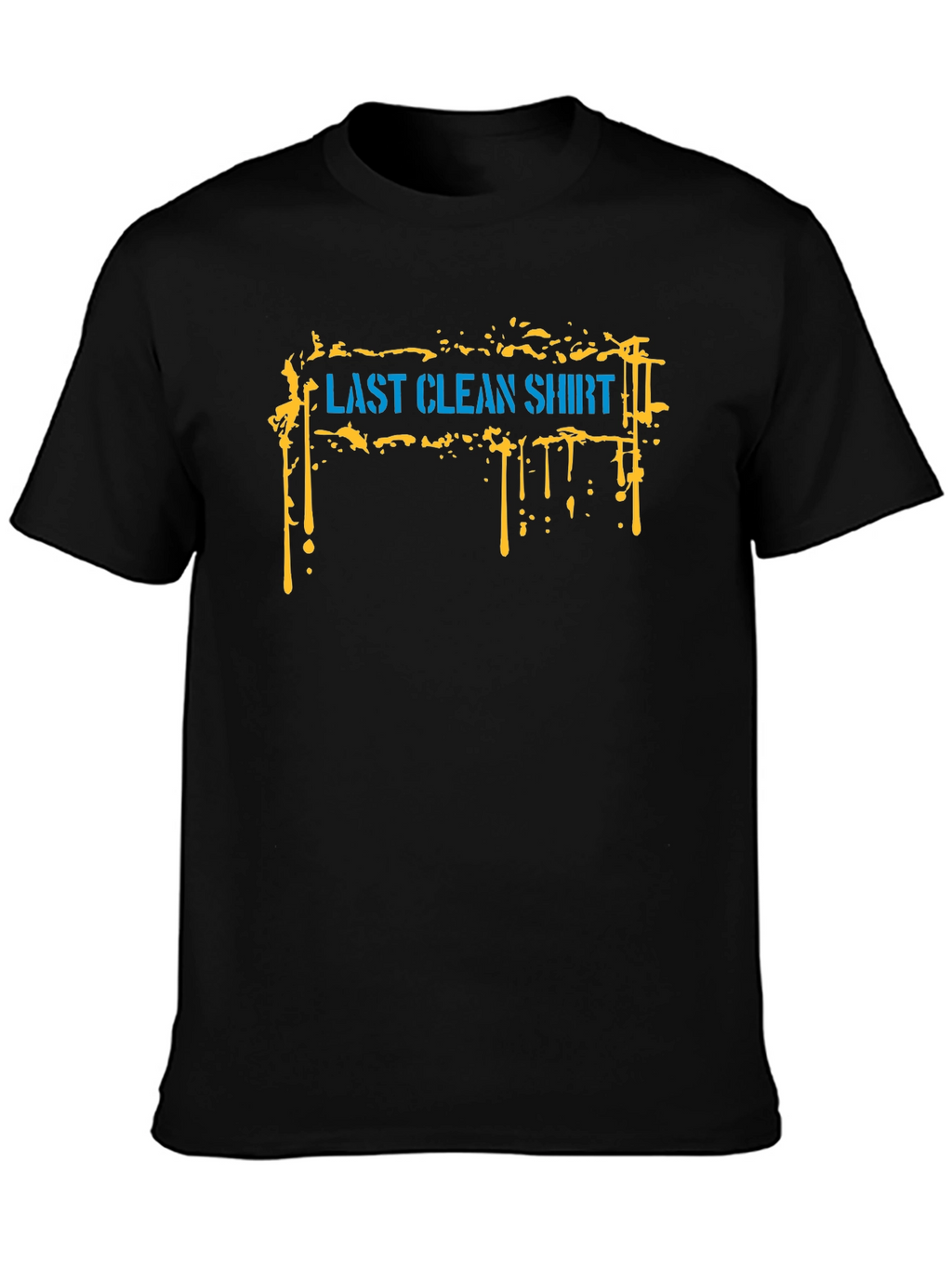 Last Clean Shirt Graphic Tee - Black Cotton