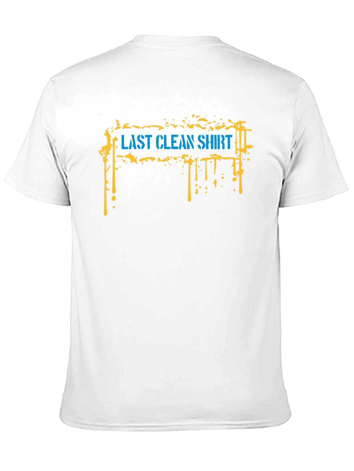 Last Clean Shirt Graphic Tee - Black Cotton