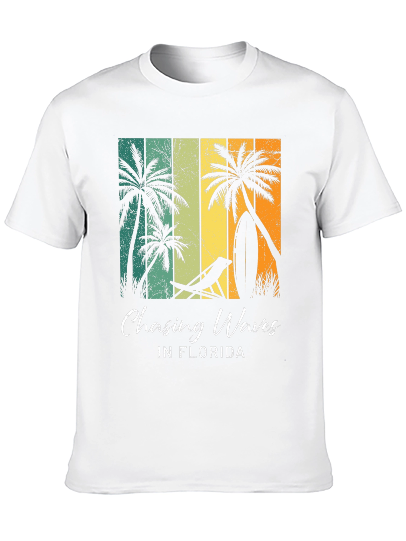 Chasing Waves Florida T-Shirt - Retro Beach Design