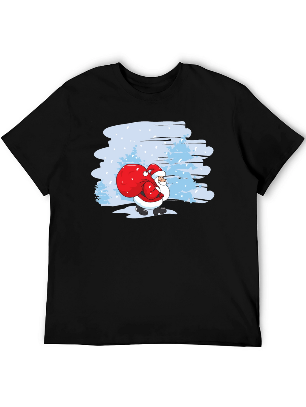 Festive Santa T-Shirt - Holiday Cheer!