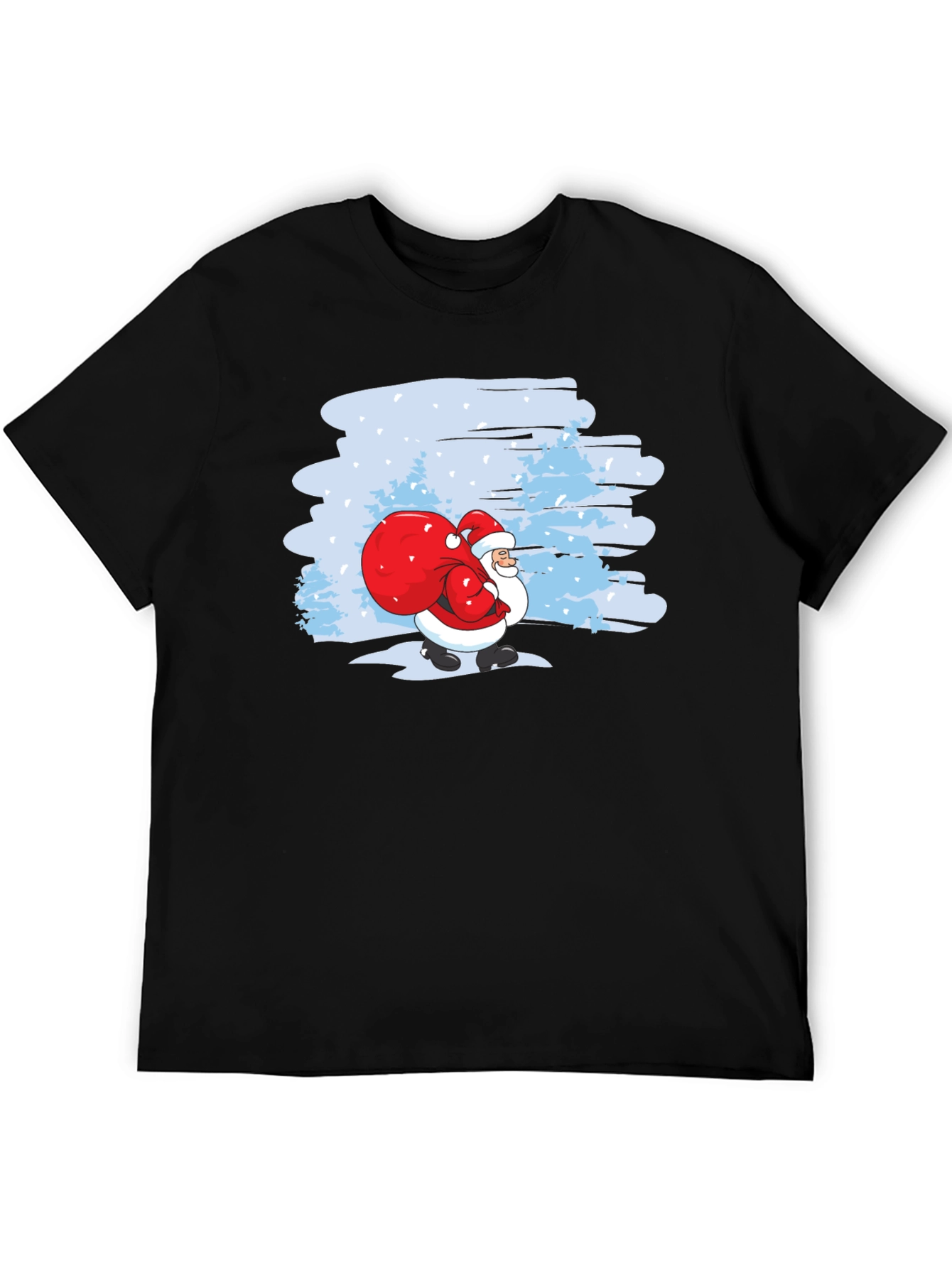 Festive Santa T-Shirt - Holiday Cheer!