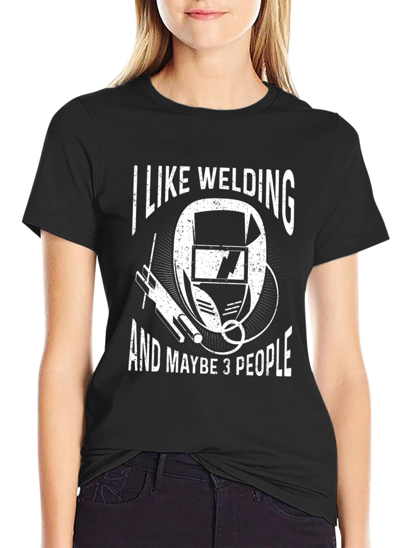Welding Humor T-Shirt - I Like Welding and Maybe 3 People