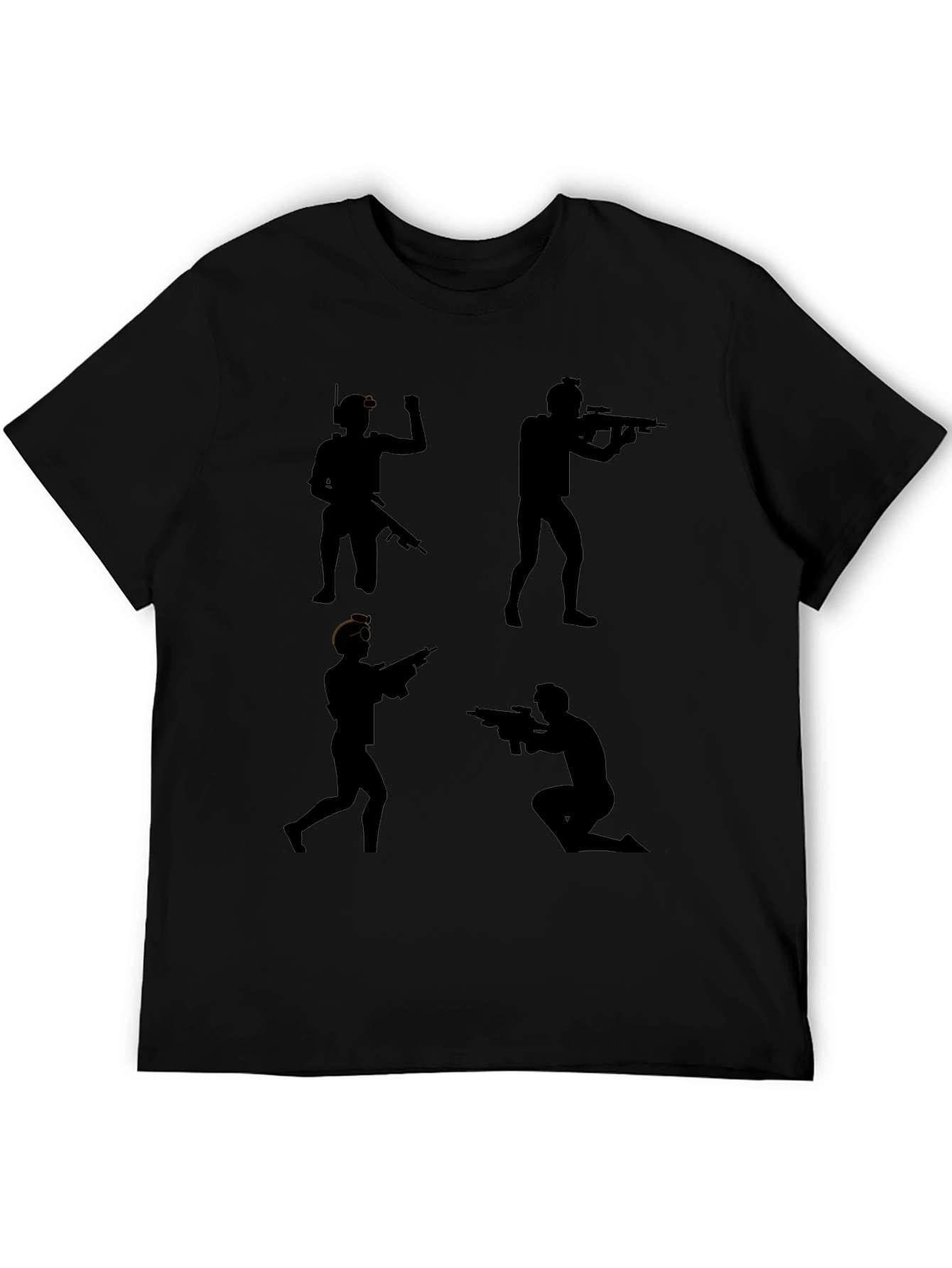 Gamer Silhouette Black T-Shirt