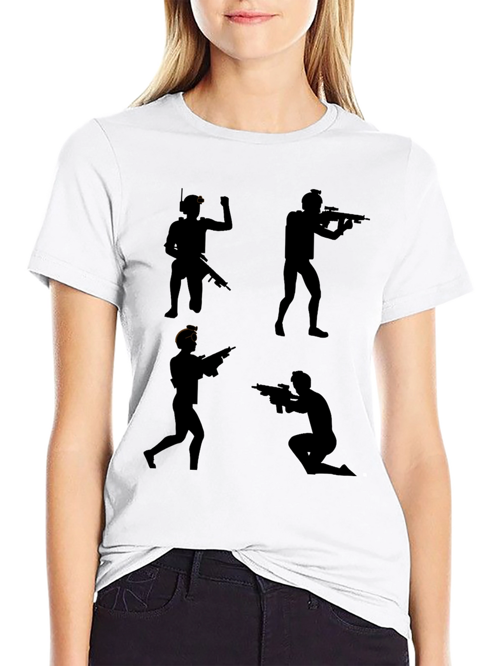 Gamer Silhouette Black T-Shirt