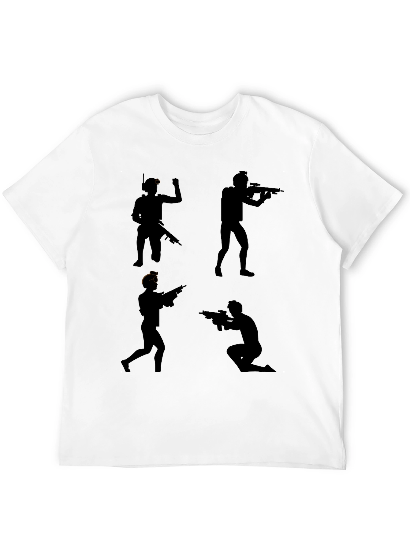 Gamer Silhouette Black T-Shirt