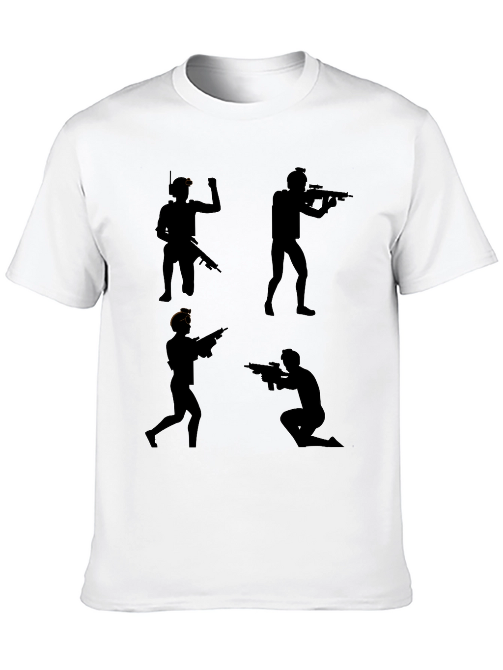 Gamer Silhouette Black T-Shirt