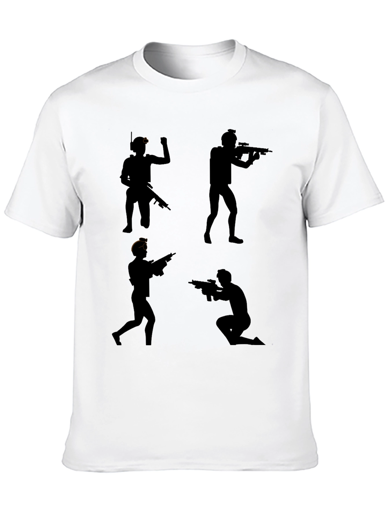 Gamer Silhouette Black T-Shirt