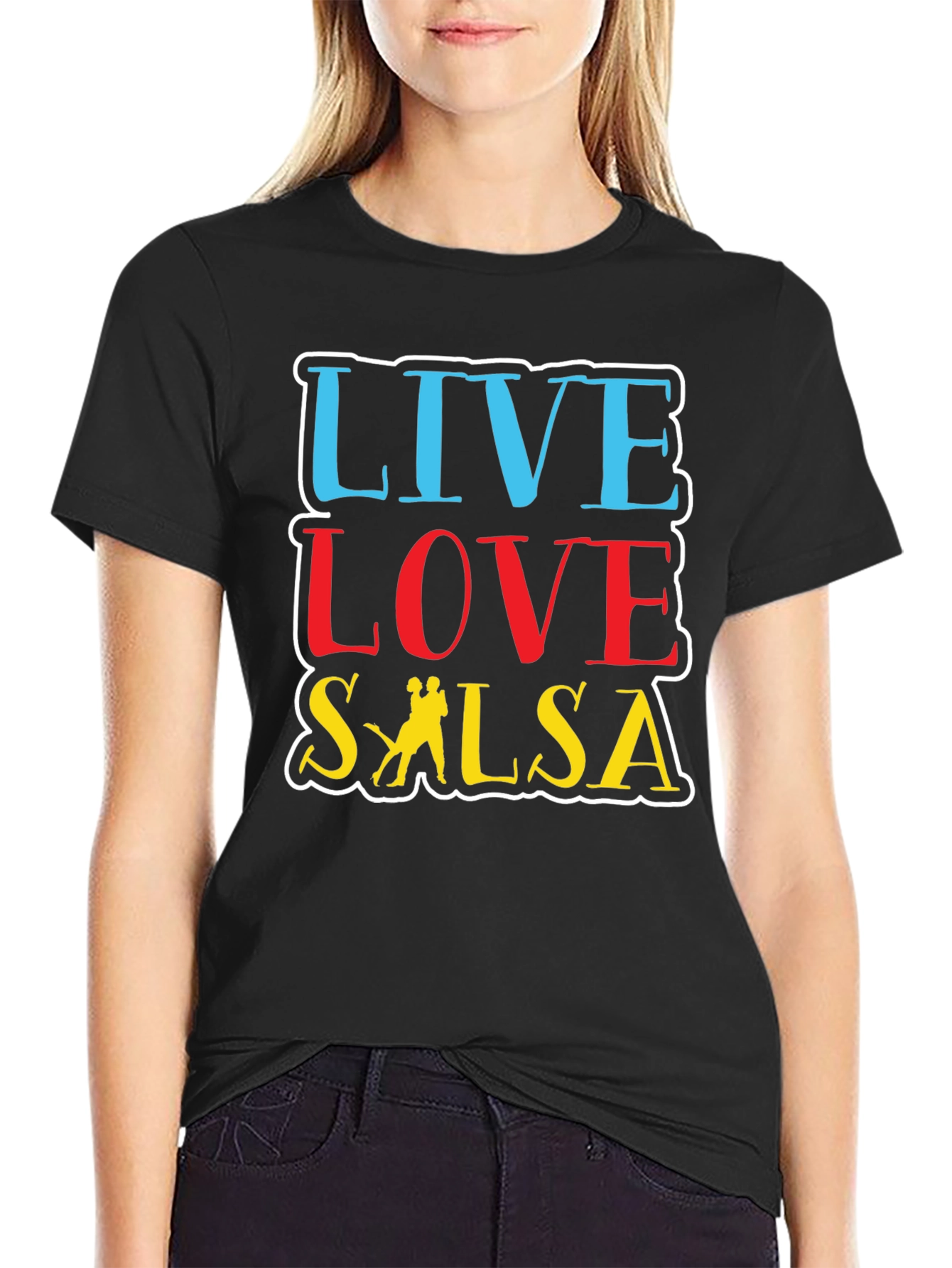 Live Love Salsa T-Shirt - Dance Lovers Apparel