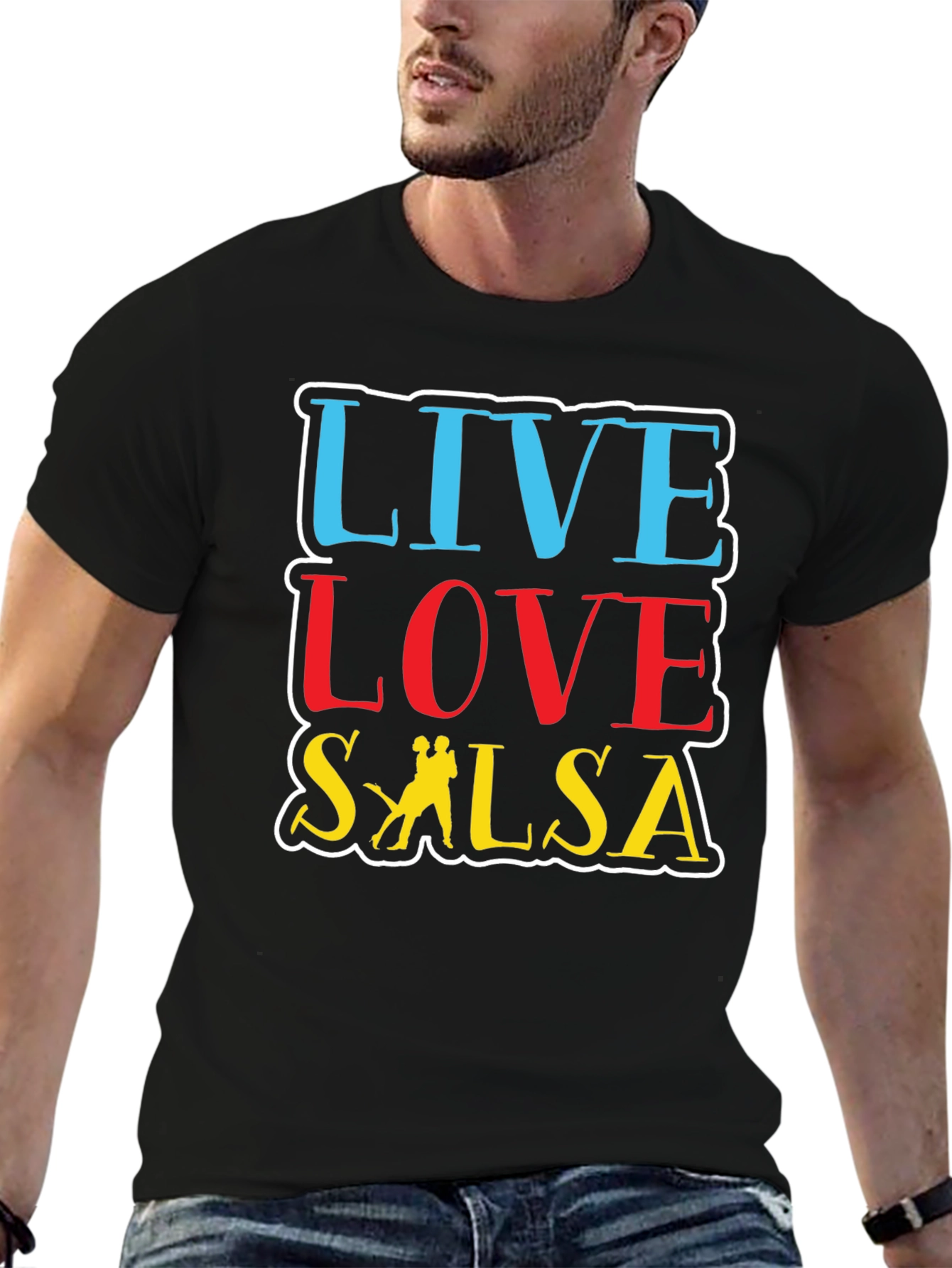 Live Love Salsa T-Shirt - Dance Lovers Apparel