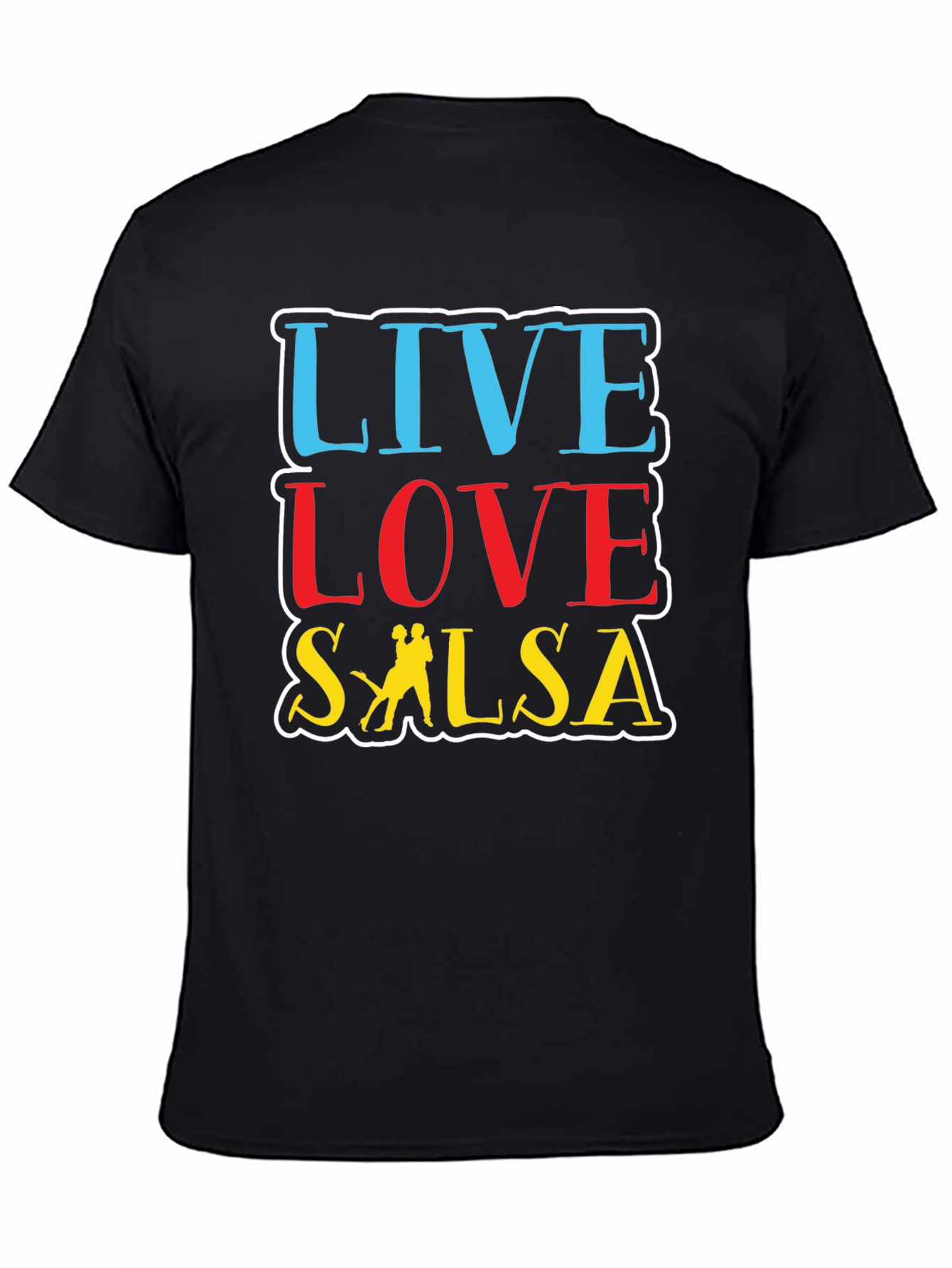 Live Love Salsa T-Shirt - Dance Lovers Apparel